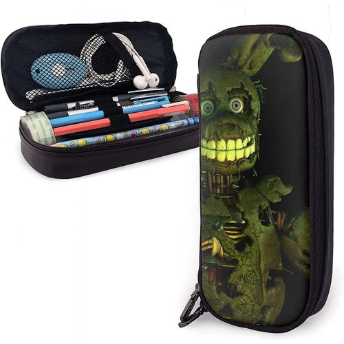 Grande Trousse À Crayons Freddie's Five Nights At Freddy's Pochette De Grande Capacité Porte-Stylo Fournitures Scolaires Pour Collège, Lycée, Bureau, Étudiants, Fille, Garçon, Adulte, Adolescent