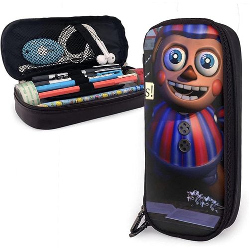 Grande Trousse À Crayons Freddie's Five Nights At Freddy's Pochette De Grande Capacité Porte-Stylo Fournitures Scolaires Pour Collège, Lycée, Bureau, Étudiants, Fille, Garçon, Adulte, Adolescent