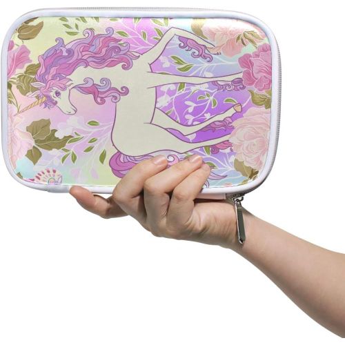 Pochette Sac À Main Pour Étudiant Fille Garçon Enfants Multicolore Crinière Licorne Papillon Cosmétique Maquillage Sac Stylo Papeterie Sac Fermeture Éclair Trousse Oiseau