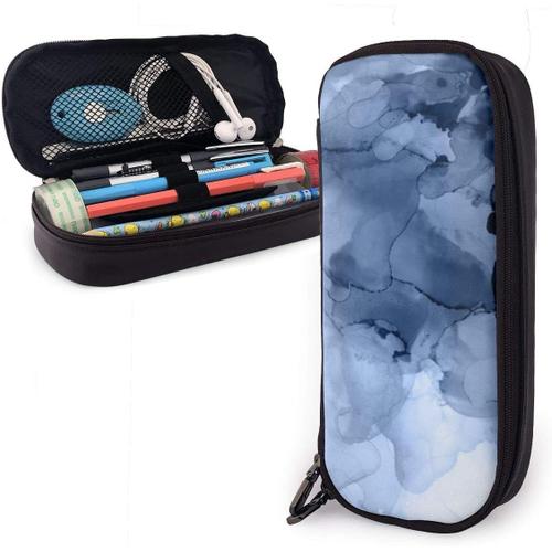 Porte-Crayons En Forme De Temps Orageux, Pochette À Crayons De Grande Capacité, Organisateur De Papeterie Avec Fermeture Éclair Pour L'école Et Le Bureau, Trousse De Maquillage Cosmétique Multifonction