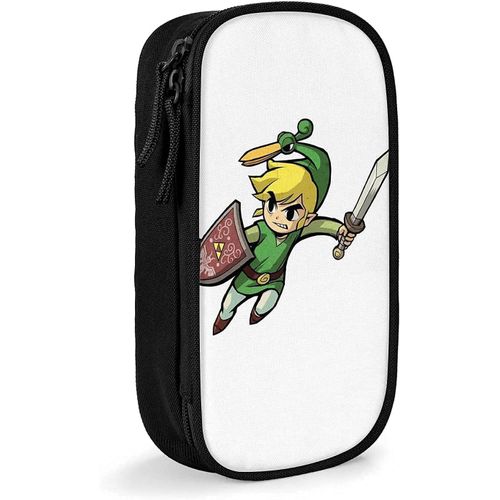 The Legend Of Z Elda Trousse À Crayons Pour Garçons, Grande Capacité, Avec Fermeture Éclair, Pochette De Rangement Pour Bureau, Porte-Crayon Portable, Cadeau Pour L'école, Le Travail Et Le Bureau