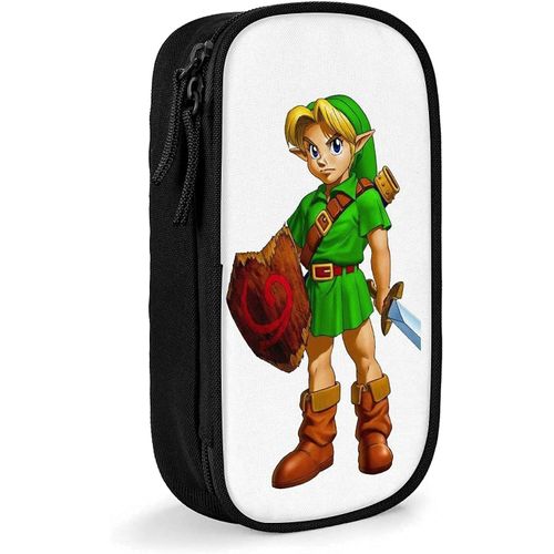 The Legend Of Z Elda Trousse À Crayons Pour Garçons, Grande Capacité, Avec Fermeture Éclair, Pochette De Rangement Pour Bureau, Porte-Crayon Portable, Cadeau Pour L'école, Le Travail Et Le Bureau
