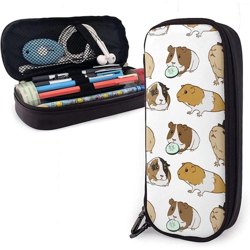 Qiangq Scottish Steam Train School Personnalité Trousse À Crayons Avec Fermeture Éclair