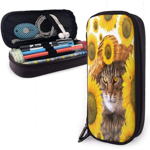 Tiesto Demi-Cercle Trousse À Crayons Sac De Papeterie Sac De Rangement Sac De Lavage Sac De Tri De Bureau Sac De Monnaie Sac Cosmétique Mode 2 X 3 X 8 Pouces