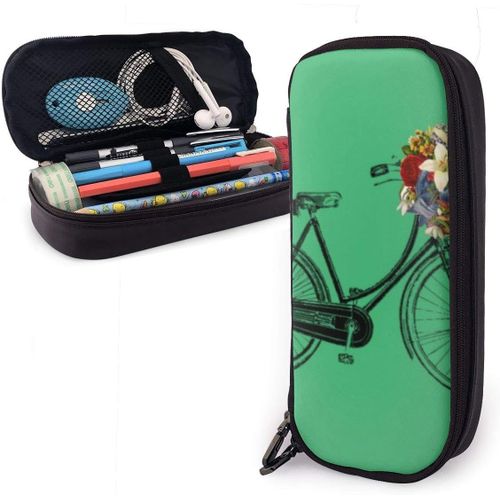 Trousse À Crayons Amusante En Cuir Pvc Avec Motif Chien Husky - Trousse À Crayons - Pour L'école, La Papeterie, Le Maquillage - Pour Filles, Garçons, Adolescents, Étudiants Et Adultes