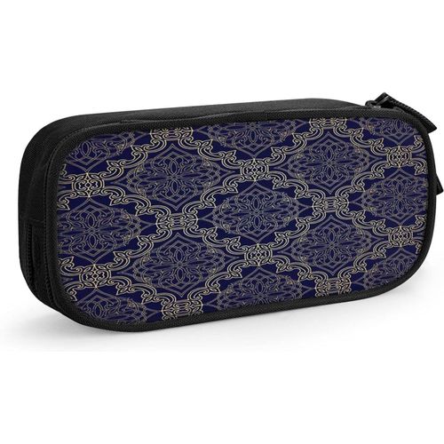 Trousse À Crayons Avec Motif De Noël Et Cerf - Grande Capacité - Pour Adolescents, Garçons, Filles, Universitaires, Fournitures Scolaires Et De Bureau