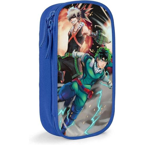 Trousse À Crayons Fantaisie Avec Loup Sauvage Et Lune - Grande Capacité - Pour Adolescents, Garçons Et Filles - Fournitures Scolaires Et De Bureau