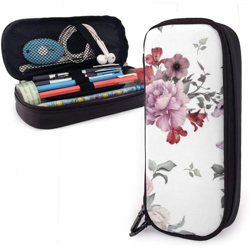 Trousse À Crayons Verticale Rétractable En Forme De Cerf Rouge - Trousse De Rangement Portable - Trousse De Maquillage Pour Fille Et Femme