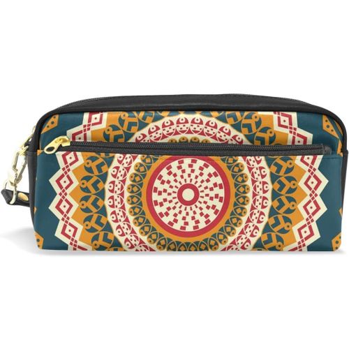 Zekece Trousse À Crayons Télescopique En Tissu Oxford Avec Motif Cheval 3d Pour Filles, Garçons, Adolescents, Étudiants, Adultes Noir Taille Unique