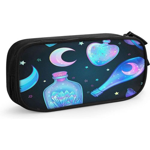 Xcbfvx Trousse À Crayons Witch Craft Coven Magic, Grande Capacité, Grande Pochette, Porte-Stylo, Fournitures Scolaires, Papeterie, Organisateur De Rangement, Cadeau Pour Collège, Lycée, Bureau, Étudiant, Fille, Garçon