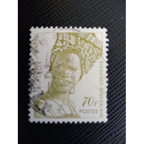 Timbre Senegal Yt 1242 Élégance Sénégal 1996 (020409 )