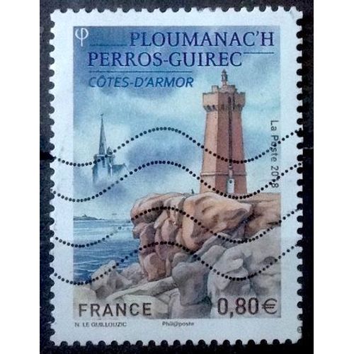 Ploumanac'h Perros-Guirrec - Phare - Côtes D'armor 0,80€ (Très Joli N° 5244) Obl - France Année 2018 - Brn83 - N32097