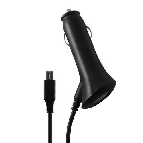 Chargeur De Voiture Micro Usb 1a Noir - Chargeur Smartphone Allume Cigare