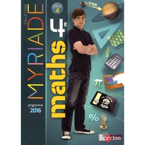 Myriade Mathématiques 4e Cycle 4 - Manuel De L'élève