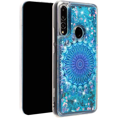 Liquide Paillette Etui Housse Pour Huawei P Smart Zcase Sables Mouvants Housse Glitter Silicone Transparente Souple Brillante Avec Mandala Motif Bumper Case Pour Huawei P Smart Z