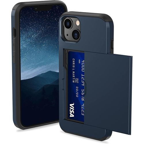 Coque Cartes Slide - Bleu - Pour Iphone 13 Mini