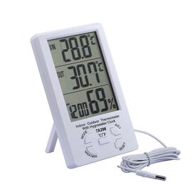 Thermomètre numérique de bureau avec moniteur de température et humidité  pour la maison de serre de garage - Chine Intérieur en extérieur  Thermomètre Hygromètre, thermomètre