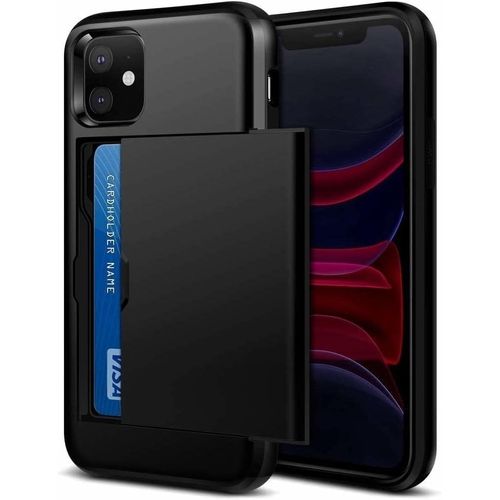 Coque Cartes Slider - Noir - Pour Iphone 12 Mini