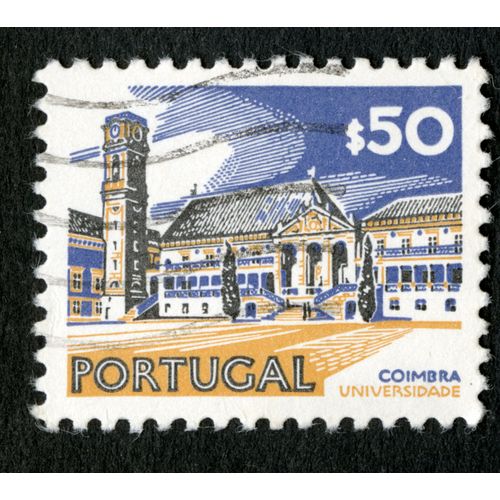 Timbre Oblitéré Portugal, Coimbra Universidade, S50