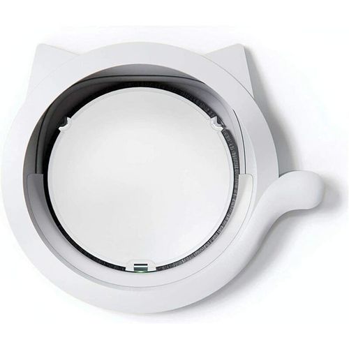 Chatière, Paroi Intérieure Ou Chatière Cachée, Installation Rapide, Avec Serrure Intelligente À Quatre Voies, Adaptée Aux Chats De Petite Et Moyenne Taille, Blanche