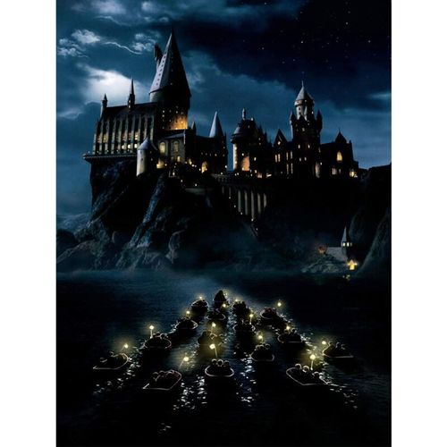 Kit De Peinture Diamant 5d - Château Harry Potter 30x40cm Décoration De Salon Kits De Peinture Diamant 5d Pour Adultes Enfants Pour Décoration Murale Maison