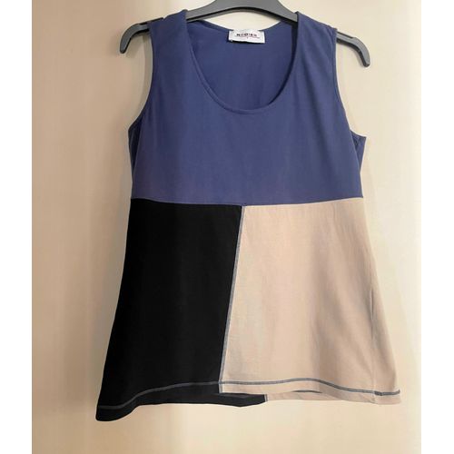 Débardeur Neuf Rodier Coton 3 Couleurs (Bleu Roi Beige, Noir) Medium
