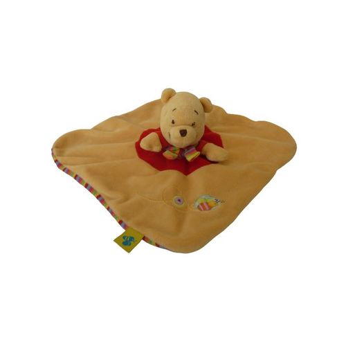Doudou Winnie L'ourson Plat Parfait État Disney