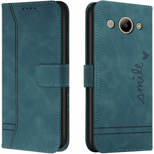 Coque Pour Huawei Y3 2017/Y3 2018/Y5 Lite 2017 Housse En Cuir Pu Premium Etui À Rabat Pochette De Portefeuille Étui De Protection Pour Huawei Y3 2017/Y3 2018/Y5 Lite 2017 Vert