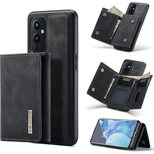 Couverture De Bo Tier De Téléphone 2 En 1 Bo Tier De Portefeuille Détachable For Oneplus 9 Étui De Téléphone Mince En Cuir Bo Tier De Portefeuille De Protection Arrière Magnétique W.