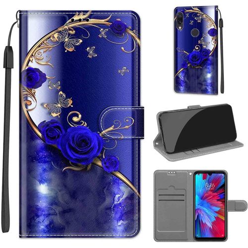 Coque Pour Xiaomi Redmi Note 7, Coque Xiaomi Redmi Note 7 Pro,Etui Protection Housse Premium En Cuir De Portefeuille En Cuir Fermeture Magnétique Flip Case Pour Xiaomi Redmi Note 7 / 7 Pro / 7s