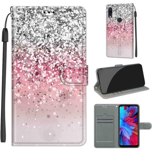 Coque Pour Xiaomi Redmi Note 7, Coque Xiaomi Redmi Note 7 Pro,Etui Protection Housse Premium En Cuir De Portefeuille En Cuir Fermeture Magnétique Flip Case Pour Xiaomi Redmi Note 7/7 Pro / 7s