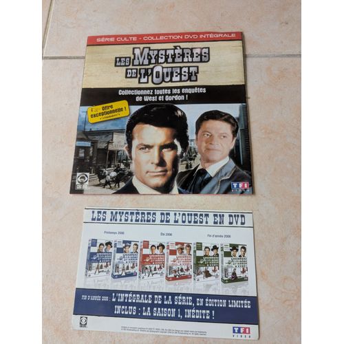 Dépliant Les Mystères De L'ouest En Dvd
