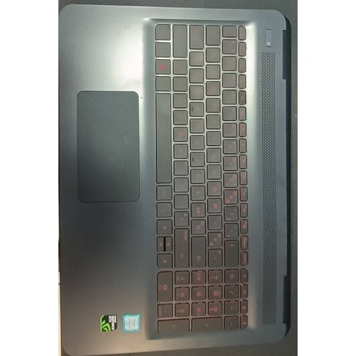 HP OMEN 15-AX047NF clavier et track pad