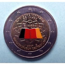 Allemagne 2007 - Atelier "D" - Traite De Rome - 2 Euros Commemorative Couleur