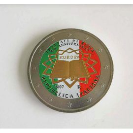 Italie 2007 - Traite De Rome - 2 Euros Commemorative Couleur Colored