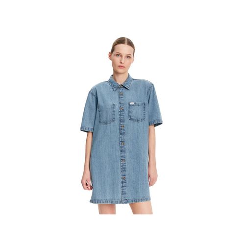 Robe Guess Denim Femme Bleu