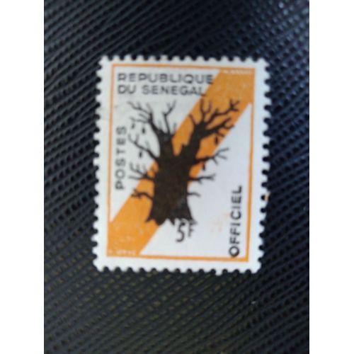 Timbre Senegal Yt S 10 Baobab 1966 (020409 )