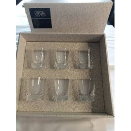Coffret 6 Verres À Liqueur Cristal De Sèvres