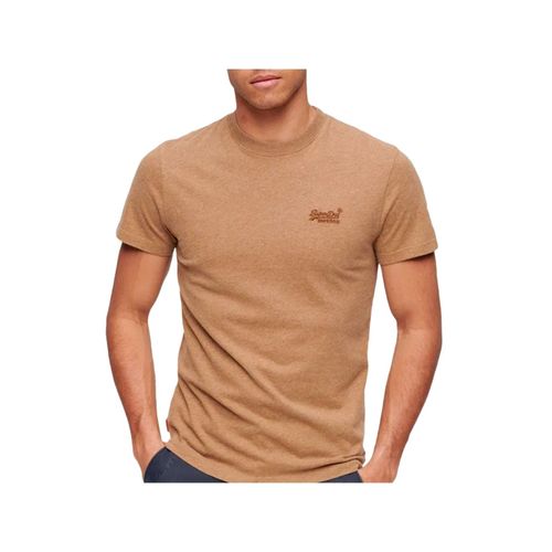 T Shirt Superdry Essential Homme Marron