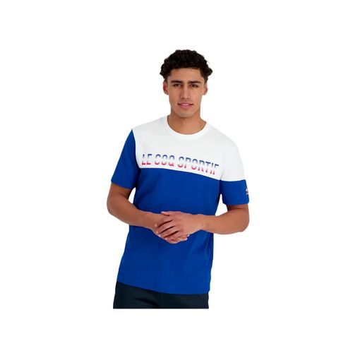 T Shirt Le Coq Sportif Tricolore Homme Bleu