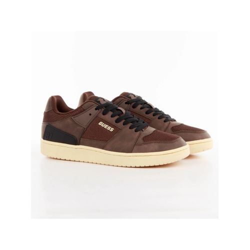 Chaussures Basket Guess Sava Marron