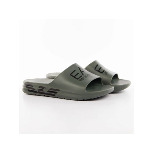 Chaussures Claquette Ea7 Eagle Kaki