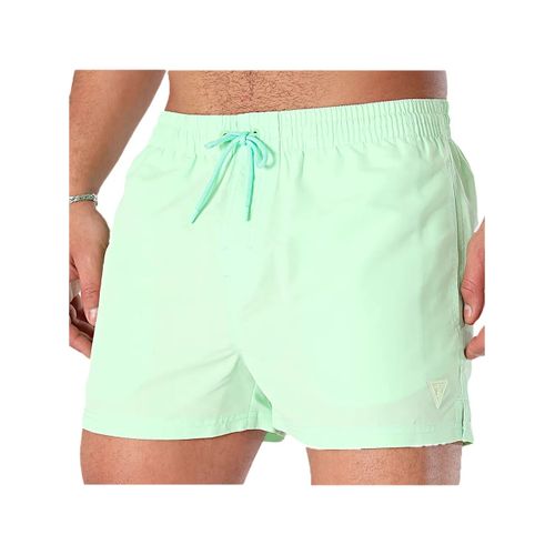 Maillot De Bain Guess Patch Triangle Homme Vert