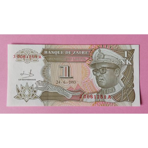Billet Banque Zaïre