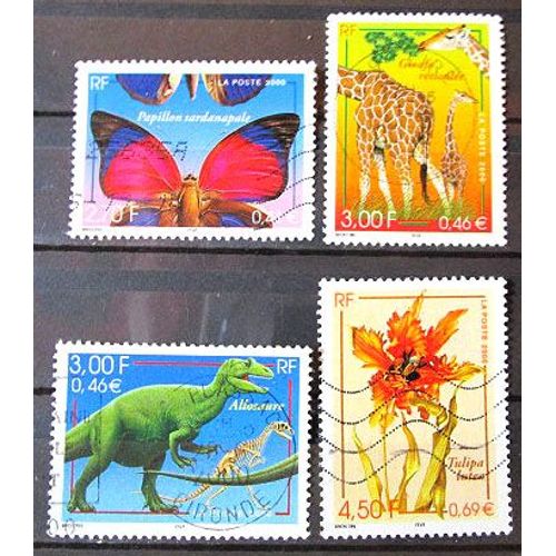 2000. Série Omplète F3332 À F3335: Nature De France..