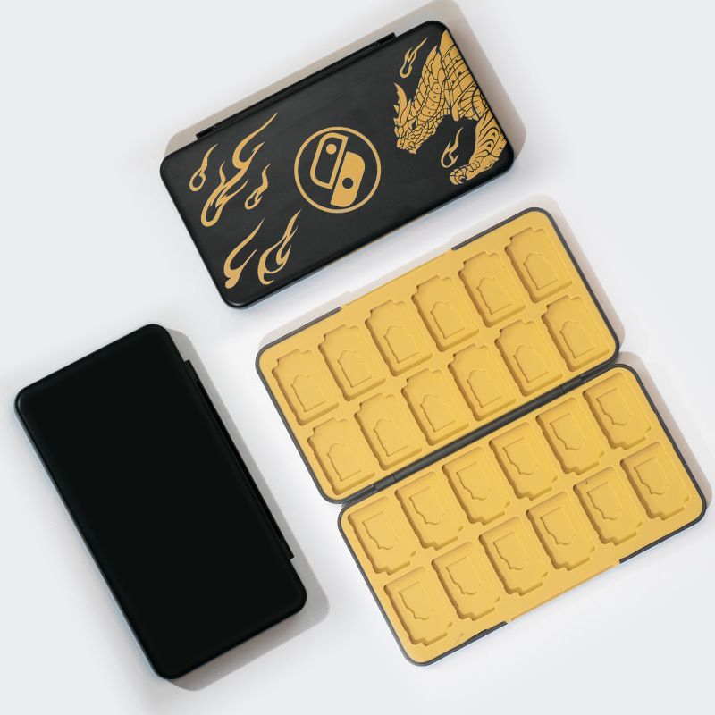 Convient Pour La Boîte De Cartes Nintendo Switch, La Boîte De Rangement De Cartes De Jeu Switch Oled, La Boîte De Cartes À Thème Switch 24 En 1 | Accessoires D'équipement De Jeuchasseur De Monstres