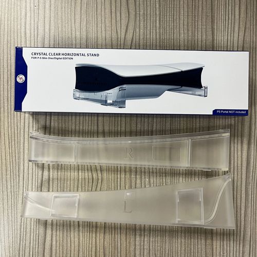 Convient Pour La Version De Lecteur Optique Ps5pro Version Numérique Console Support De Stockage Horizontal Console De Jeu Ps5slim Support Plat Simple | Accessoires D'équipement De Jeutransparent