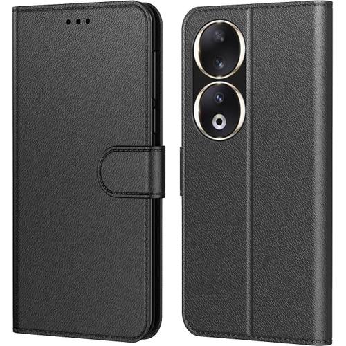 Coque Pour Honor 30, Coque Honor 30 5g,Etui Protection Housse Premium En Cuir Pu, Emplacements Cartes, Pochette Flip Case Compatible Avec Honor 30 Book Noir