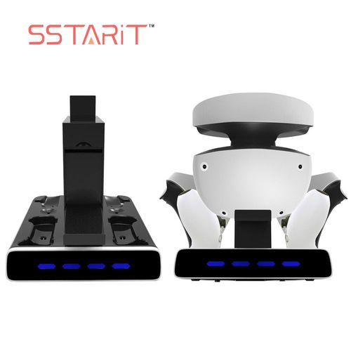 Convient À La Base De Chargement Du Contrôleur Psvr2 La Base De Chargement Du Contrôleur Ps5 Avec Éclairage D'affichage Peut Stocker Le Support De Casque Vr | Accessoires D'équipement De Jeu