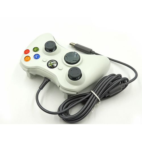 Pour Manette Filaire Xbox 360 Manette De Jeu Xbox 360 Compatible Avec Manette De Jeu Pc | Accessoires D'équipement De Jeublanc Neutre